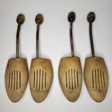 Wooden Shoe Trees Made In Germany Size 10-11 Shaper Lot Of 4