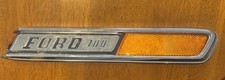 67-72 Ford F100 Truck Right Passenger Side Hood Fender Emblem Oem C8tb-16720-a