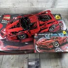 LEGO Racers Enzo Ferrari 1:10 8653 Complete Set Ferrari No Stickers W/Box & Manu