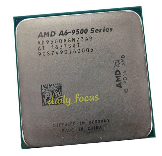 AMD A6-9500E AD9500AHM23AB Dual-core 3.40 GHz 35W Socket AM4 CPU Processor - Image 3 of 4