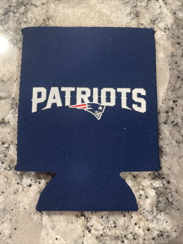 Suporte isolante para garrafa de cerveja New England Patriots NFL com zíper Koozie e lata de cerveja - Imagem 3 de 4