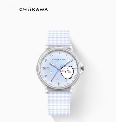 ZGO Chiikawa Usagi Watch Women's Quartz TPU Strap Water Resistant Cute Gift