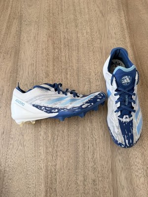 Adidas Adizero Electric Size 7 Mens White Blue Football Cleats IE4418
