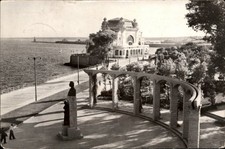 RPPC Constanta Romania Casino vintage real photo postcard n873