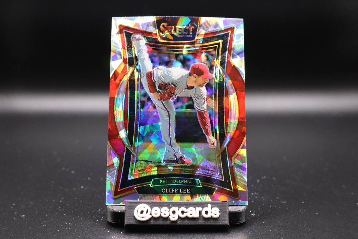 2025 Panini Select - Concourse Cliff Lee #71 Cracked Ice Prizm | eBay