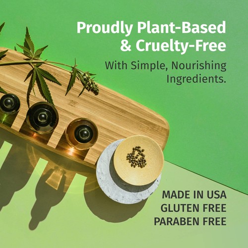 Exotic, Natural Herbal Body Moisturizer with Pure Hemp Seed Oil, Green Tea and - Picture 7 of 9