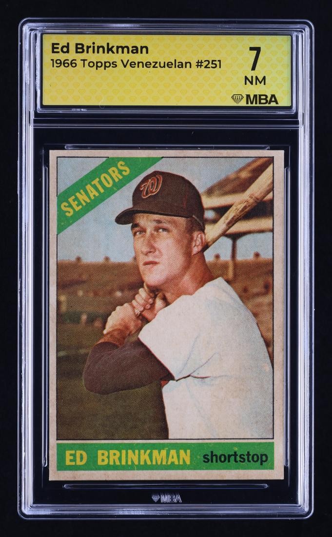 1966 Topps Venezuelan: #251 Ed Brinkman MBA 7 NM