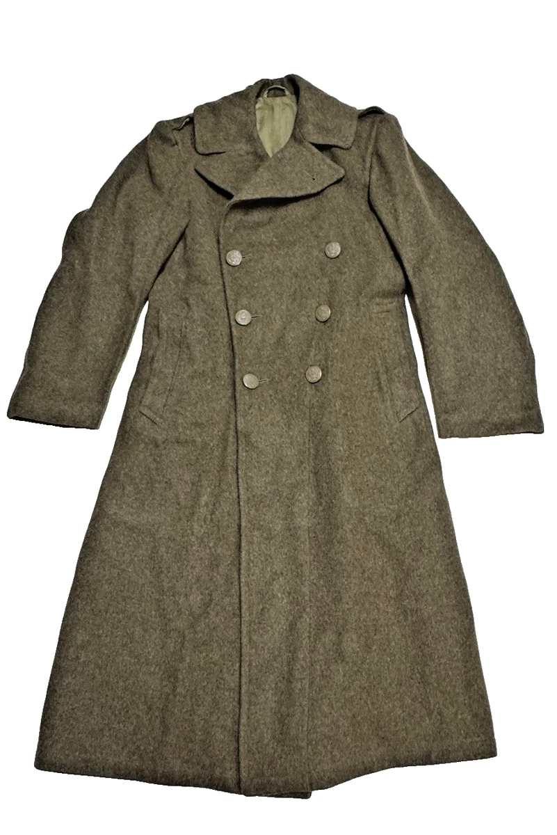ジャケット・アウター US ARMY WOOL COAT 1910'S VINTAGE Reproduction US Army 1907 Overcoat: Olive Green Wool, WWI Style - Etsy