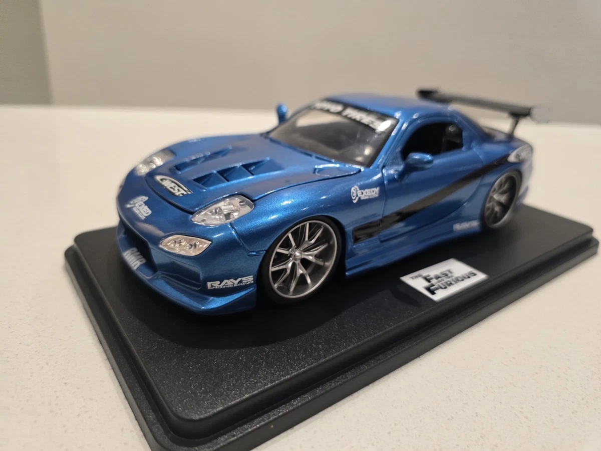 Mazda RX-7 DRIFT 1/18 Jada Toys ミニカー 青 【公式通販】