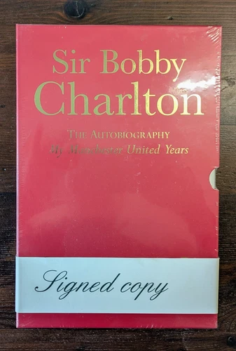 SIR BOBBY CHARLTON SIGNED LIMITED EDITION MY MANCHESTER UTD YEARS AUTOBIOGRAPHY