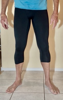Men s  Dr Skin  3/4 Leg Athletic Tights XL. Thin and Stretchy! Pup Approved!
