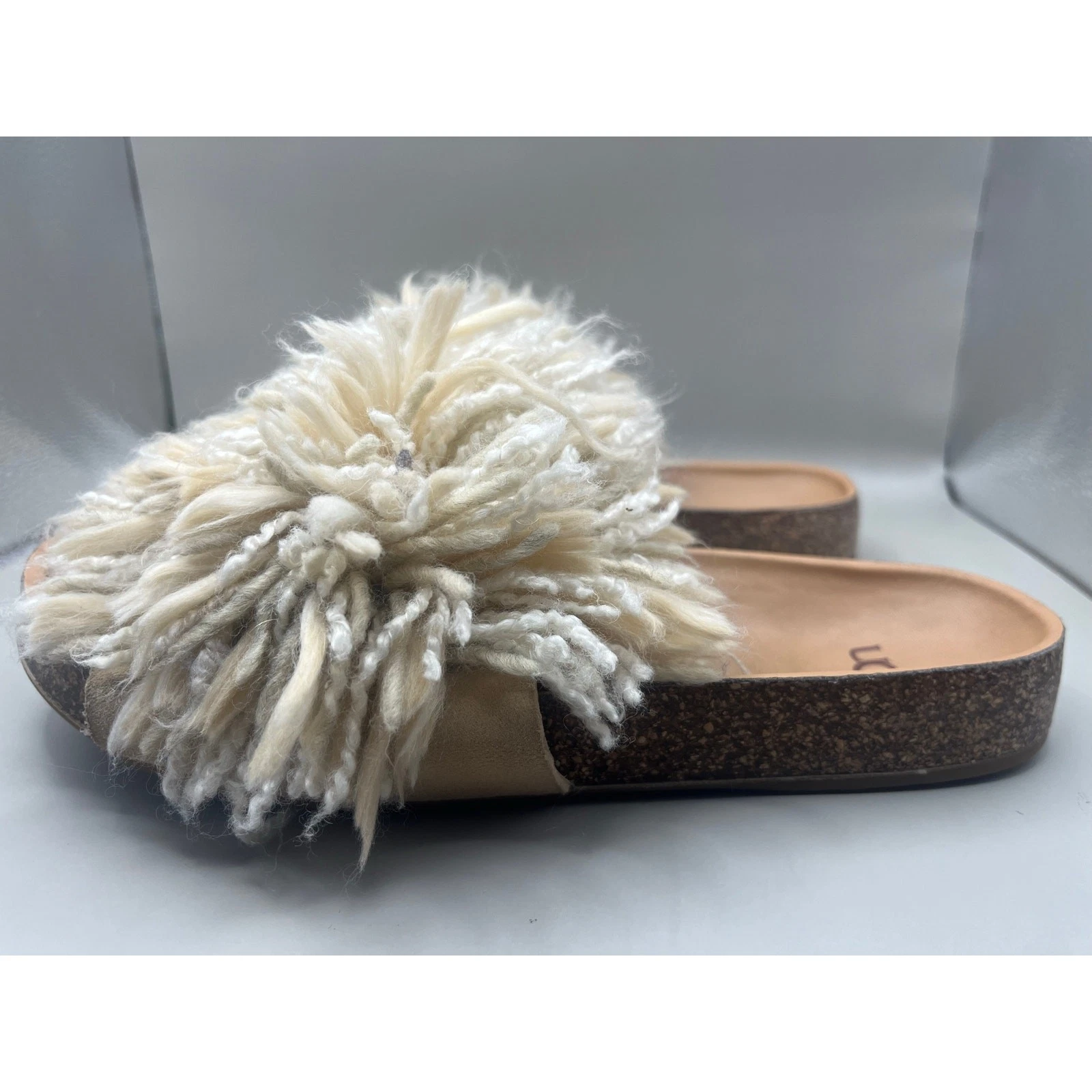 UGG Cindy sandali infradito ocra morbidi donna taglia 7 5