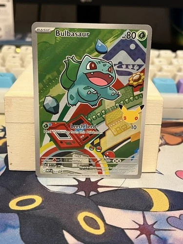 Pokemon TCG Bulbasaur 037 Promo Illustration First Partner 30th Anniversary NM