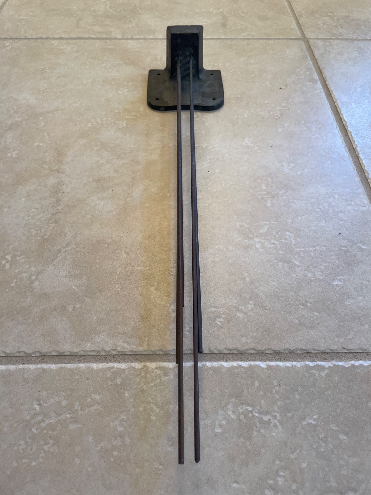 Vintage 18 1/2" Grandfather Clock 8 Rod Chime Bar H10 Hermle, Howard Miller ETC.