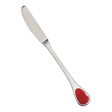 Furst Furosil Germany HAPPY DAY RUST Red Stainless Besteck Rostfrei Dinner Knife