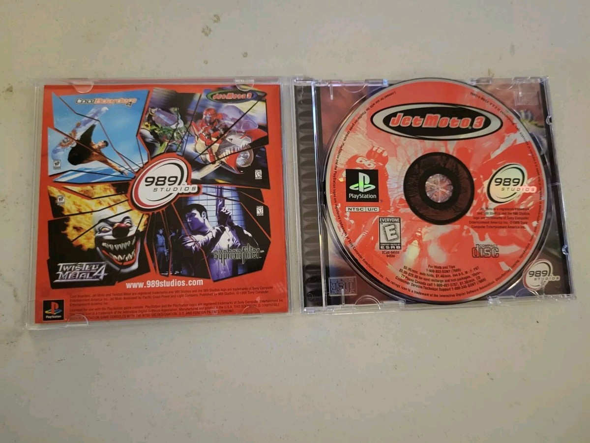 Jet Moto 3 Playstation One Video Game And Case | eBay