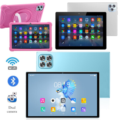 Kids Tablet 10 inch Android 12 Tablet for Kids 4+64GB Bluetooth WiFi Dual Camera