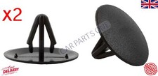 2x Fits KIA HYUNDAI HOOD INSULATION RETAINER BONNET 1000458 BLACK PLASTIC Clips