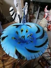 *DALE TIFFANY* BLUE ART GLASS BOWL GORGEOUS!