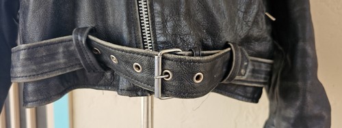 RARE Vintage 2000 Marvel X-MEN Unik Motorcycle Distressed Leather Jacket 2XL 54 - Picture 9 of 24