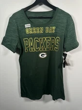 BNWT Womens Green Bay Packers T Shirt Round Neck Size Medium