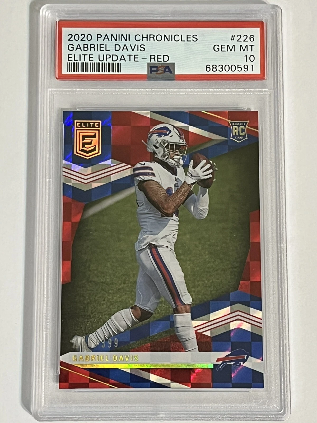 Gabriel Davis Panini Chronicles Elite Update #226 Red