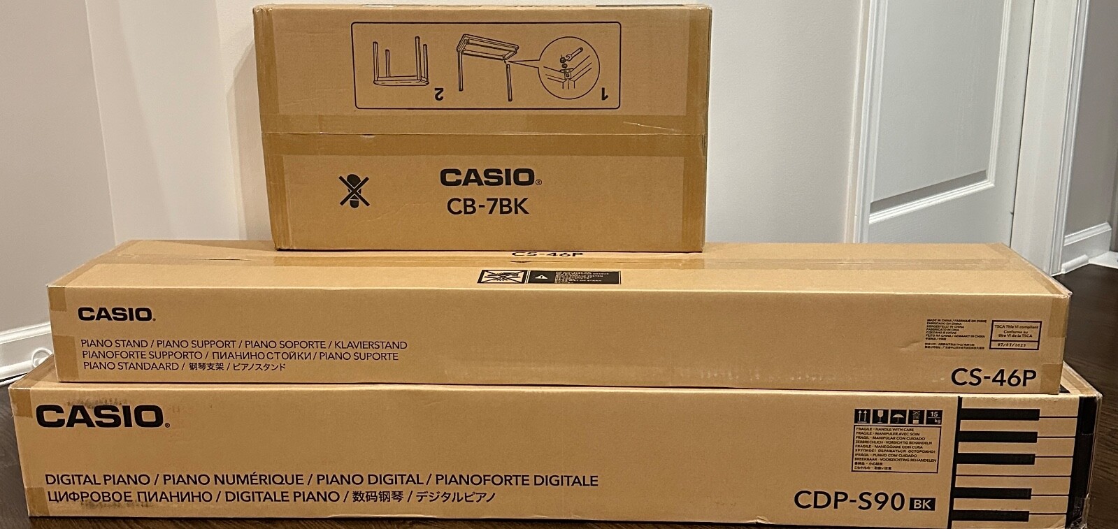 Casio CDPS90 88key Digital Piano Bundle Brand New inside the box