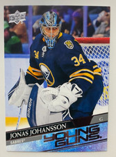 Jonas Johansson 2020-21 Upper Deck Young Guns Rookie #228 ~ Buffalo Sabres