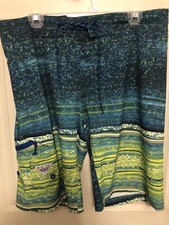 Men's Columbia PFG swim trunks Bathing Suit 34 w/ attached bottle opener