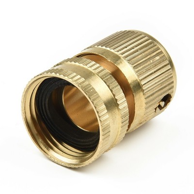 Messing Gartenschlauch-Adapter 3/4 Zoll – Mit Innengewinde & Schnellverbinder, Dicht, Für Wasserhahn & Bewässerung