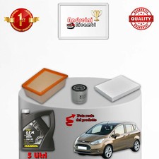 KIT TAGLIANDO 3 FILTRI E OLIO FORD B-MAX 1.4 63KW 86CV DAL 2013 ->