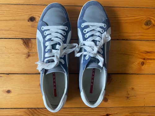 prada suede trainers