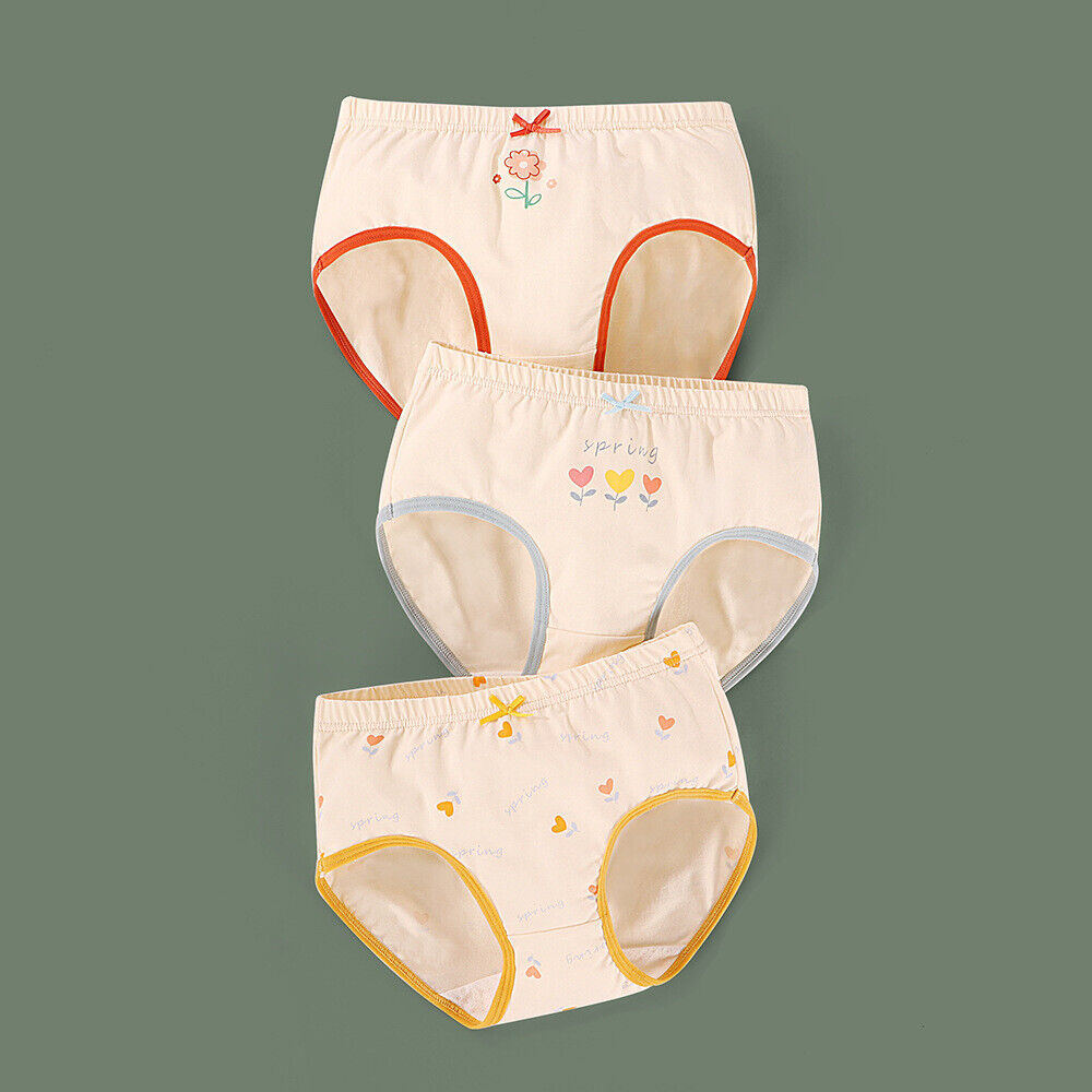 Girls' Underwear 3-Pack Toddler Super Soft Stretch Cotton Panties Tagless  Briefs