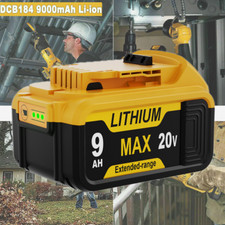 18V Batterie pour DeWalt DCB184 XR Li-Ion DCB182 DCB205-2 DCB200 9000mAh neuve