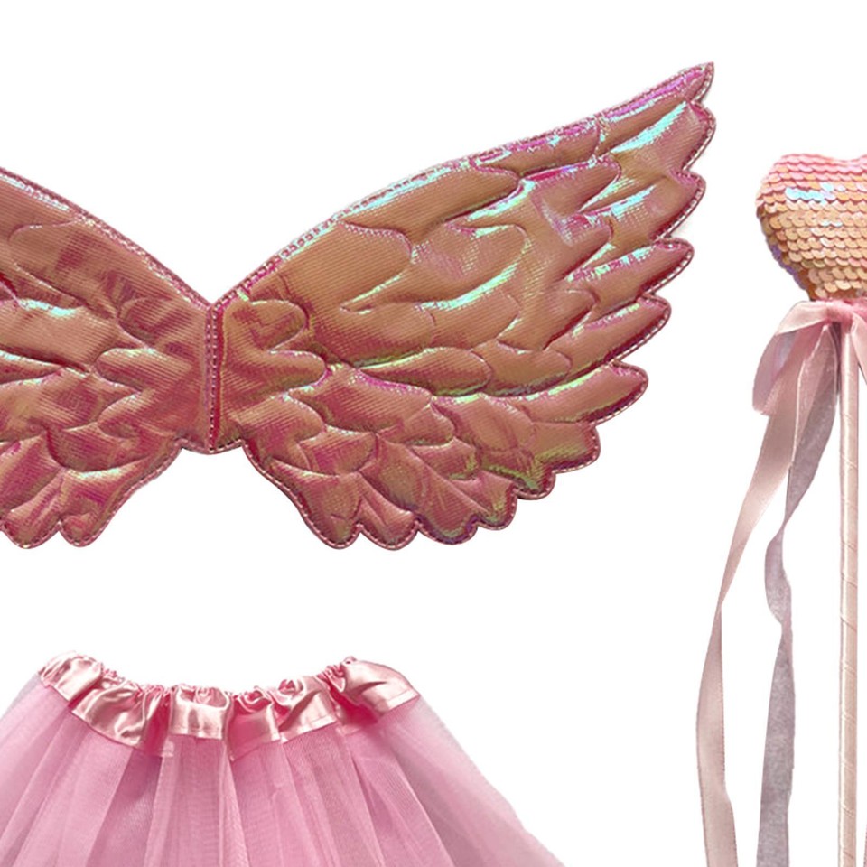 Girl Wing Costume Set Apparel for Stage Performance Masquerade Role