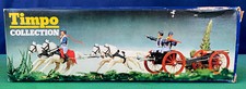 Timpo U.S. Cavalry Caisson and Gun Set 555 - mint in box - plastic toy soldiers