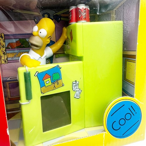 The Simpsons Homer Talking Alarm Clock Animated Light/Sound Wesco 2001 RARE NEW - Picture 3 of 4
