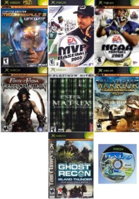 XBOX VIDEO GAMES USED  2