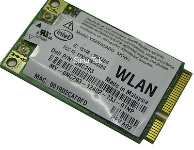 Original Dell NC293 Intel PRO/Wireless WM3945ABG a/b/g Mini PCIe Wireless 