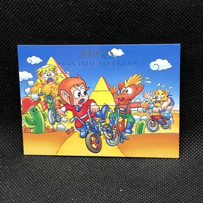 Sega Mark III BMX Trial Alex Kidd No.97 Card Japanese Very Rare