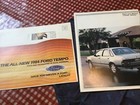 1985 Ford Tempo Sales Brochure And 1984 Ford Tempo Brochure — photo 2