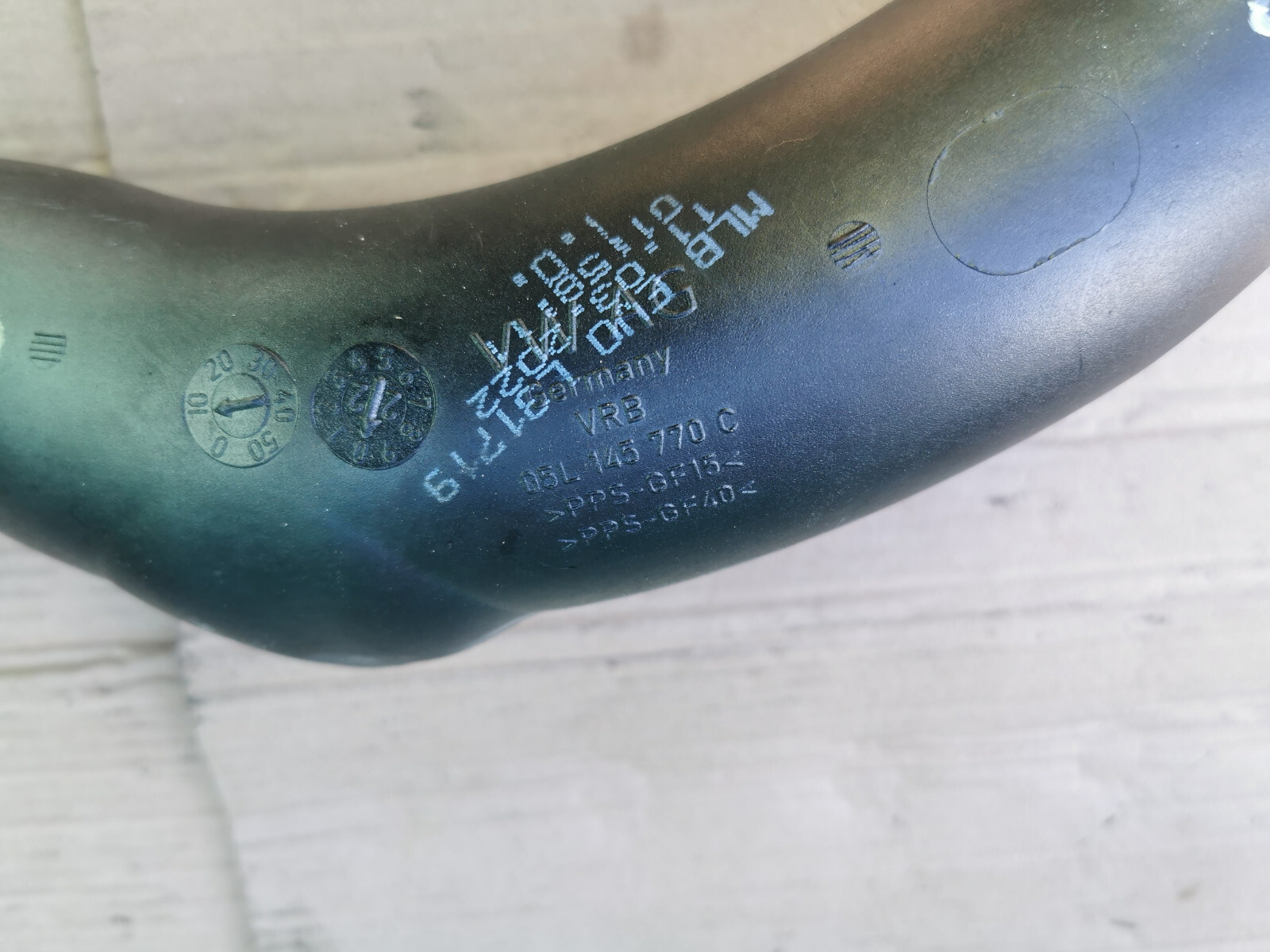 AUDI A4 B9 A5 F5 2.0 TDI DTN INTERCOOLER PIPE 05L145770C for sale  