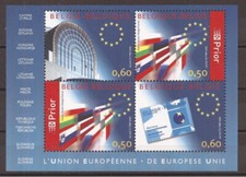 Belgium - Sheet - 2004 - COB BL110** - SCOTT 2005 - European Union - MNH -