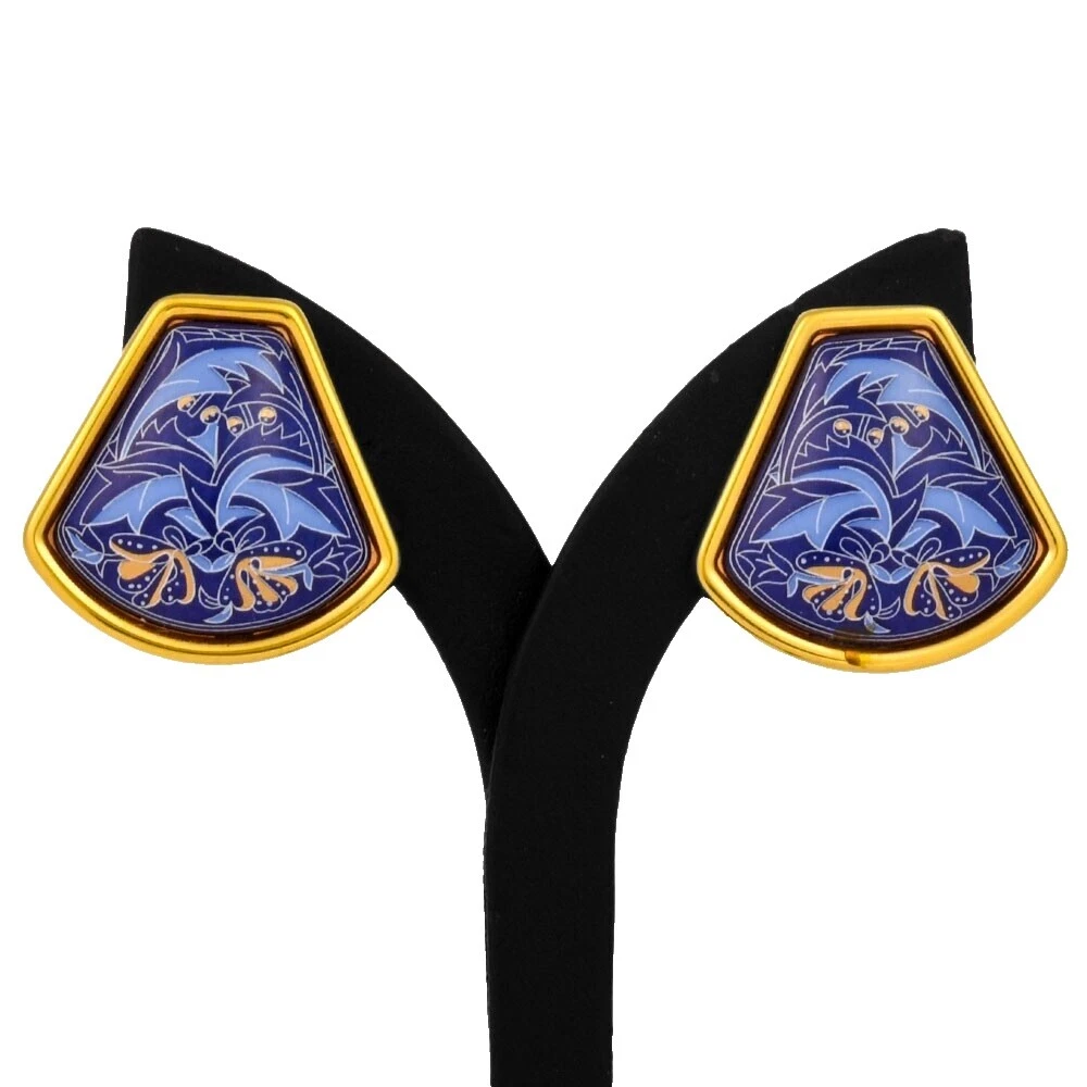 Brincos de Moda HERMÈS Esmalte Stud