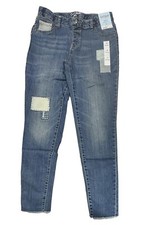 Cat  Jack Jean Jeggings Size 18 Super Stretch Patch Patchwork NWT