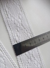 6m/Roll cotton Lace Ribbon Wedding handcrafts Decorative quiltink white trim