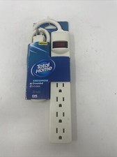 Surge Protector Home Office 6 Outlet Surge Suppressor Protector 2.5 Foot