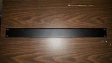 Middle Atlantic 1U Solid Flanged Blank Flat Black Rackmount Panel EB1