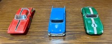 1960  s Ideal Motorific '57 Chevy  64 Corvette Jaguar XK-E Battery Slot Cars