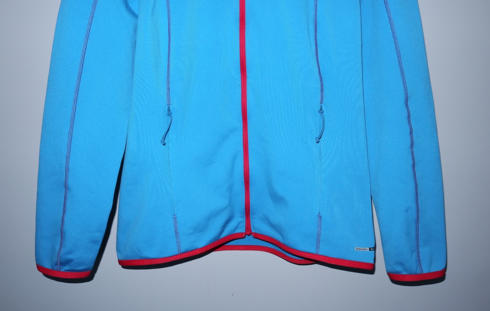 SALOMON donna AdvancedSkin felpa con cappuccio calda cerniera strato intermedio giacca in pile taglia S